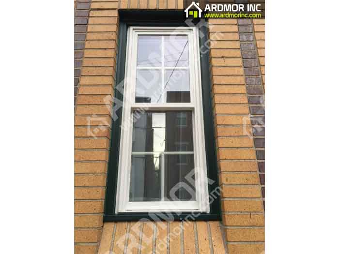 Double Hung Window Install with PVC Trim in Jackson NJ