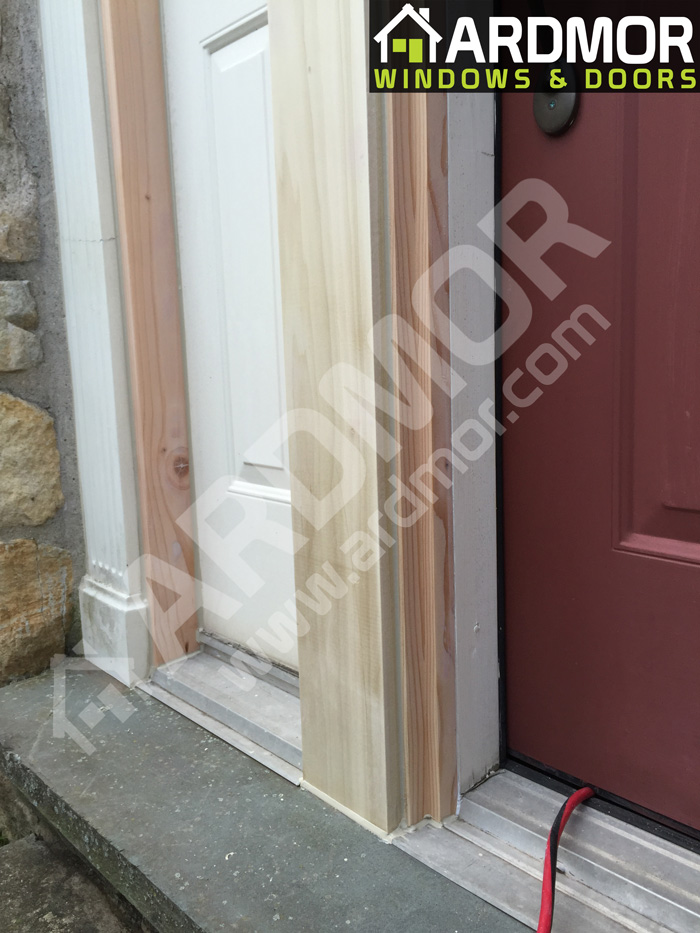 Entry_Door_Frame_Repair_in_Upper_Gwynedd_Township_PA_in_process