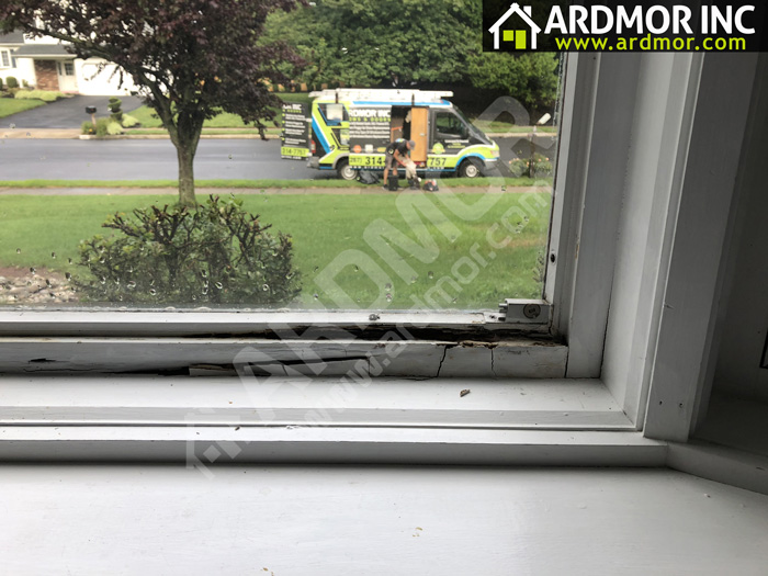Pella_Rotten_Window_Frame_Repair_in_Hamilton_Township_PA_before