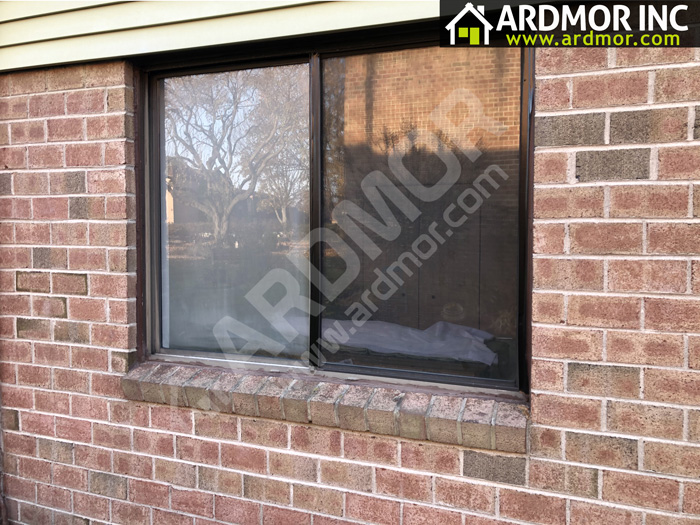 Bronze_Slider_Window_Installation_Abington_PA_before