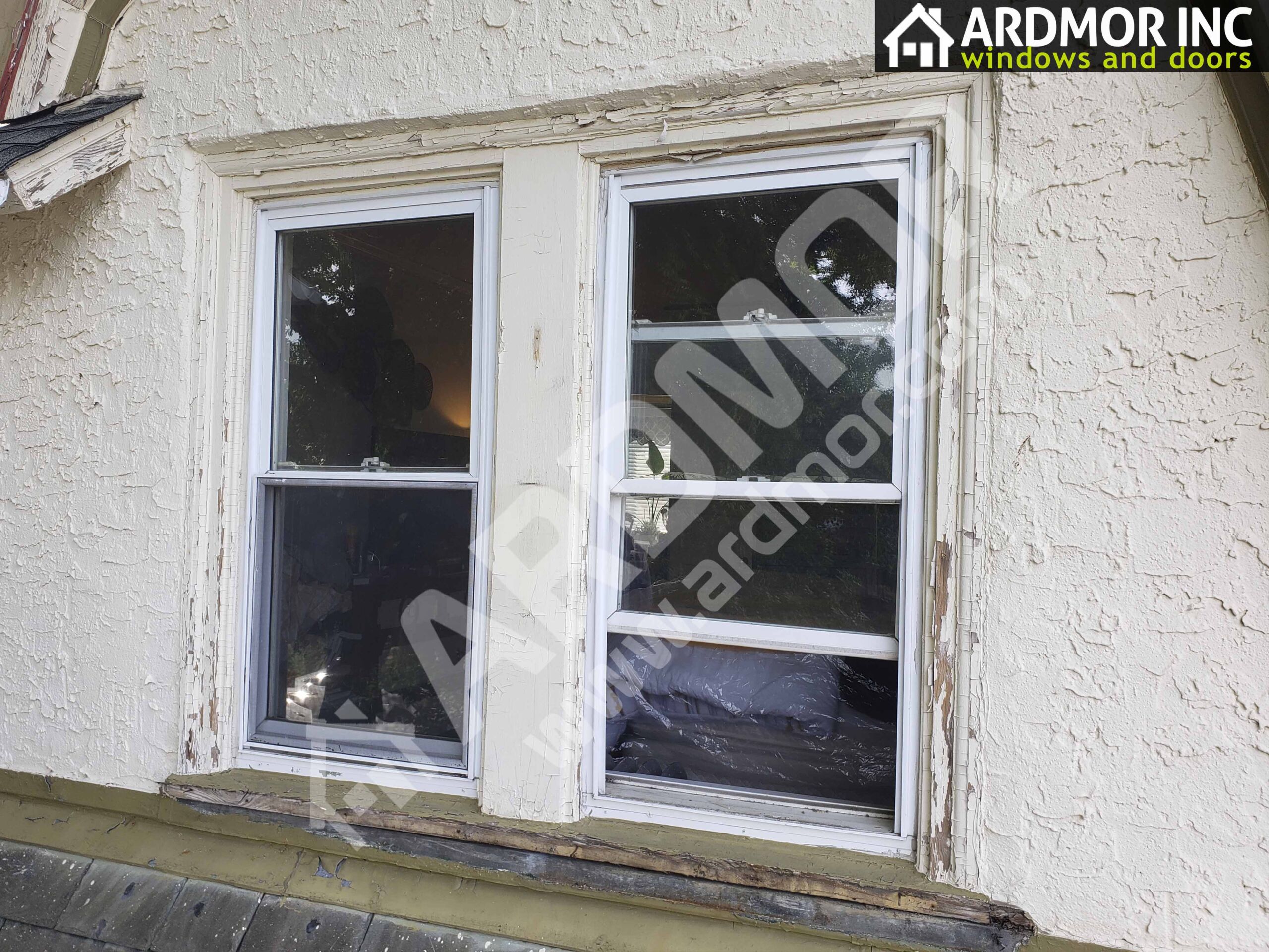 Black_Color_Vinyl_Double_Hung_Window_Installation_in_Philadelphia_PA