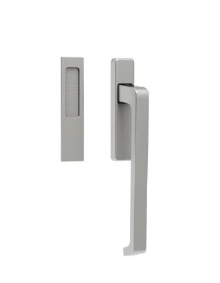 patio door handles silver